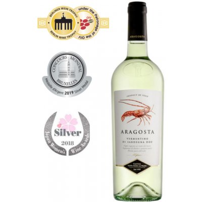 Cantina Santa Maria La Palma ARAGOSTA VERMENTINO DI SARDEGNA D.O.C. suché bílé 2023 12% 0,75 l (holá láhev) – Sleviste.cz