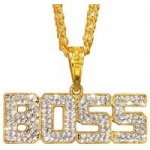 Zlatý náhrdelník boss 65 cm – Zboží Dáma