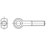 PROFISTYL DIN 444B Šroub otočný s okem, forma B částečný závit nerez A2 Varianta: DIN 444B Šroub otočný s okem, forma B částečný závit nerez A2 M12x130 – Sleviste.cz