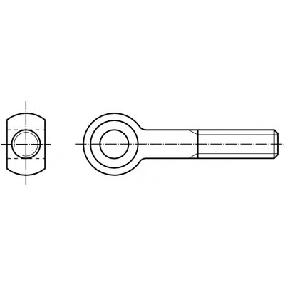 PROFISTYL DIN 444B Šroub otočný s okem, forma B částečný závit nerez A2 Varianta: DIN 444B Šroub otočný s okem, forma B částečný závit nerez A2 M12x130 – Sleviste.cz