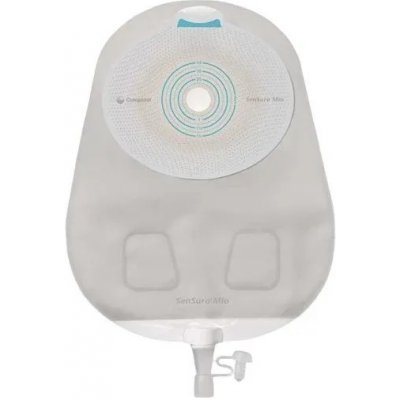 Mio SenSura Convex 1D urostomické sáčky 10 ks—Velký, průhledný, mírně konvexní podložka, otvor 10-43 mm – Zboží Mobilmania