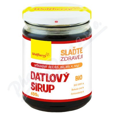 Datlový sirup BIO 600g Wolfberry – Sleviste.cz
