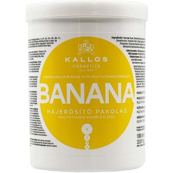 Kallos banánová posilující maska obsahující komplex vitamínů Banana Hair mask with multi-vitamin komplex 1000 ml