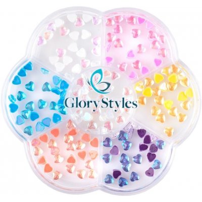 GloryStyles Dekorační křišťálová srdíčka – Hledejceny.cz