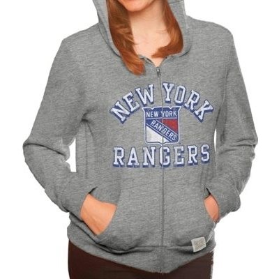 Original Retro Brand mikina New York Rangers Tri Blend Full Zip