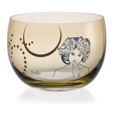 Crystalex Mísa Mucha Moon barevná 200 mm, 1 ks – Sleviste.cz