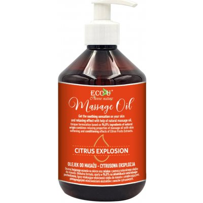 Eco U Eco-U masážní olej citrus explosion 500 ml – Sleviste.cz