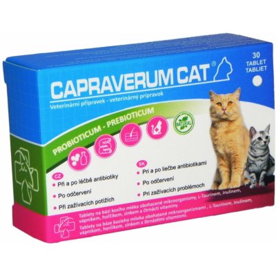 Capraverum Cat probioticum prebioticum 30 tbl – HobbyKompas.cz