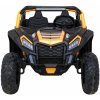 Dětské elektrické vozítko mamido Dětské elektrické autíčko Buggy UTV Strong 24V nafukovací kola zlaté