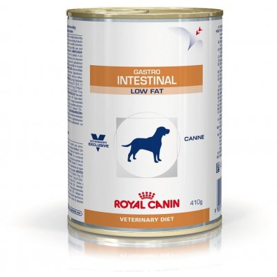 Royal Canin Veterinary Diet Dog Gastrointestinal Low Fat Can konzerva 410 g