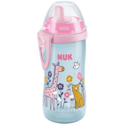 NUK FC láhev Kiddy Cup 300ml růžové safari – Zbozi.Blesk.cz