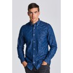 Gant košile D2. reg paisley chambray modrá – Zboží Mobilmania