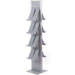 Jansen Display stojan na letáky Totem oboustranný hliníkové kapsy A4 – Zbozi.Blesk.cz