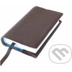 Variabilní kožený obal na knihu se záložkou kůže hnědá vzorovaná – Zboží Dáma Variabilní kožený obal na knihu se záložkou kůže hnědá vzorovaná – Zboží Dáma