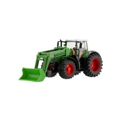 Bburago Traktor s nakladače Fendt 1050 Vario/New Holland zelený