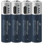 MediaRange USB-C Li-Ion Micro AAA, 1.5V 500 mAh 4ks – Hledejceny.cz