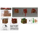 Mat Osvětlení vánoční 1,2m 10LED DÁRKOVÉ KRABIČKY 5cm s časovačem mix – Hledejceny.cz
