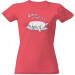 Tričko s potiskem Ospalý bulteriér dámské Ibišková – Hledejceny.cz