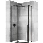 MAXMAX Sprchový kout Rea DIAMOND 100x100 cm - černý – Hledejceny.cz