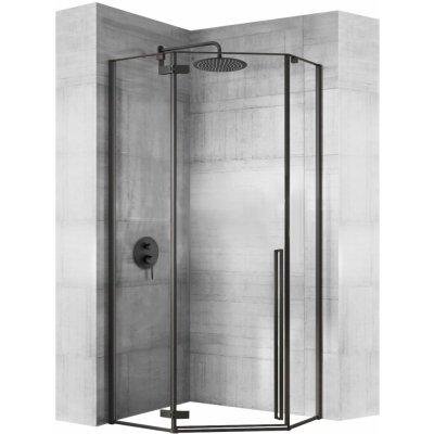MAXMAX Sprchový kout Rea DIAMOND 100x100 cm - černý – Hledejceny.cz