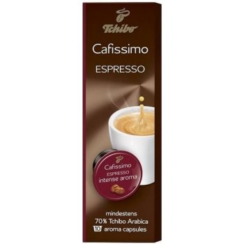 Tchibo Cafissimo Espresso Intense Aroma pražená mletá káva 10 ks