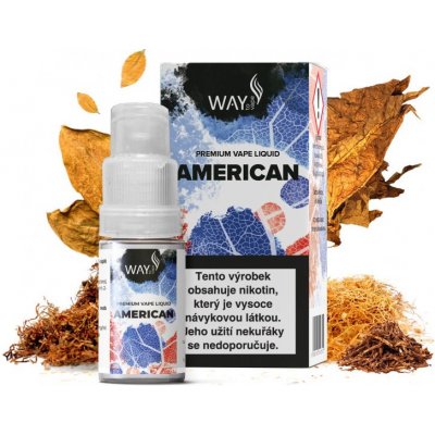 Way To Vape American 10 ml 6 mg – Zboží Mobilmania