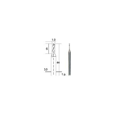 PROXXON 28758 Tvrdokovová spirálová fréza -1mm – Zboží Mobilmania