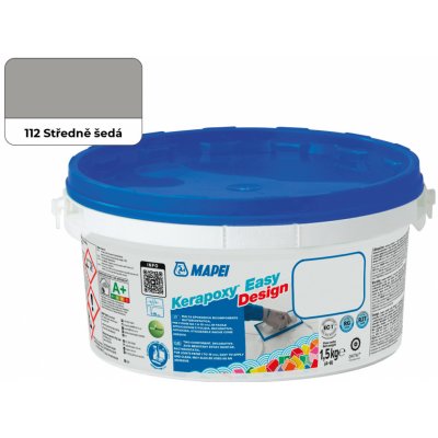 Mapei Kerapoxy Easy Design 112 středně šedá (1,5kg) – Zboží Mobilmania