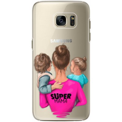 Pouzdro iSaprio - Super Mama - Boy and Girl - Samsung Galaxy S7 Edge – Zbozi.Blesk.cz