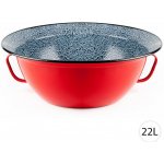 Perfect Home Smaltovaná miska Vandlík červená 22 l 56 cm – Zboží Dáma