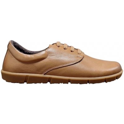 Wild 017 26025 Lion Dámské celokožené barefoot polobotky hnědé – Hledejceny.cz