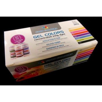 Food Colours Sada gelových barev 8 x 35 g
