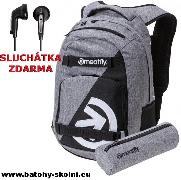 Meatfly Batoh Exile 4 22L 19/20 AHeather Grey/Black od 1 299 Kč - Heureka.cz