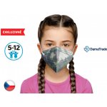 Dama Trade respirátor FFP2 vhodný pro děti Maskáč 10 ks – HobbyKompas.cz