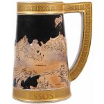 CurePink Keramický pivní korbel Game Of Thrones Hra o trůny Stark 850 ml – Zbozi.Blesk.cz