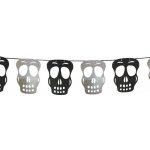 Girlanda černé a bílé lebky 275cm – Zboží Dáma Girlanda černé a bílé lebky 275cm – Zboží Dáma
