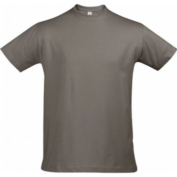 Sol's bavlněné tričko Imperial vysoká gramáž šedá zinková L190