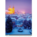 Helma nástěnný Praha/Prague/Prag 31,5 × 45 cm 2026 – Zboží Mobilmania