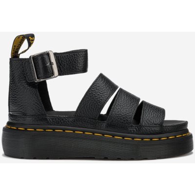 Černé dámské kožené sandály na platformě Dr. Martens Clarissa II – Zboží Mobilmania