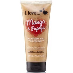 I Love Mango Papaya sprchový peeling 200 ml