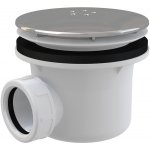 Alcadrain Plast Vaničkový sifón D90 chrom A49K – Sleviste.cz