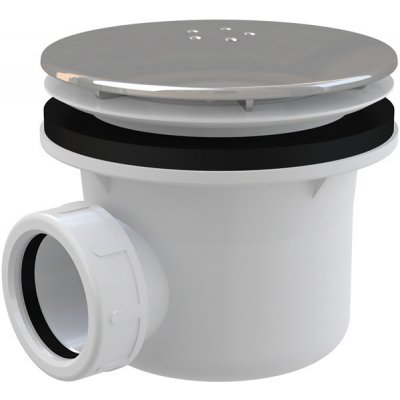 Alcadrain Plast Vaničkový sifón D90 chrom A49K – Sleviste.cz