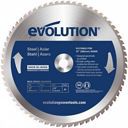 Evolution EV025552 255x25,4mm 52Z pilový kotouč na řezání oceli