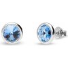 Náušnice Spark modré se Swarovski Elements Tiny Bonbon Studs KR1122SS29LS Light Sapphire