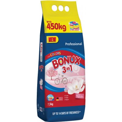 Bonux prací prášek na barevné prádlo 100 PD 7,5 kg – Zbozi.Blesk.cz