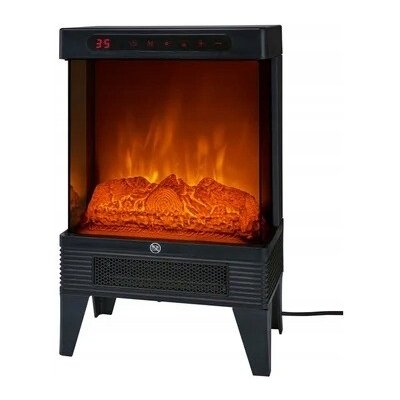 SilverCrest Elektrický volně stojící krb s topením 1500 W černý – Zbozi.Blesk.cz