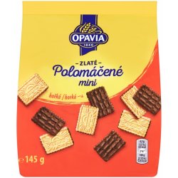 Opavia Zlaté polomáčené hořké mini oplatky 145 g