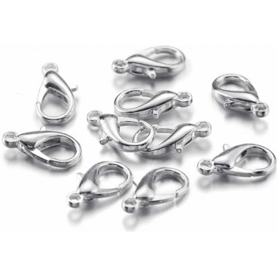 Pro Háčkování Karabinka 12 x 7 mm, platina – Hledejceny.cz