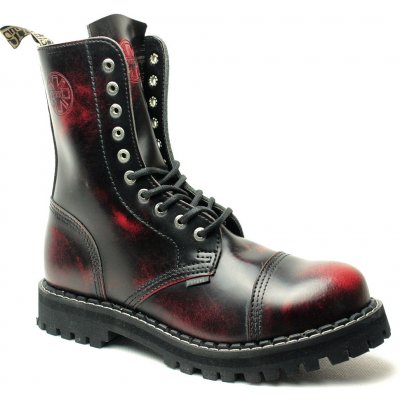 Steel 10dírkové dámská obuv red/black