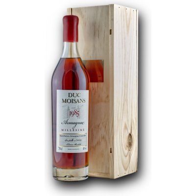 DUC Moisans Millesimé 1985 Armagnac 40% 0,7 L (kazeta) – Zboží Dáma
